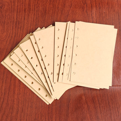 A7 Book / Diary Pages with hole - A