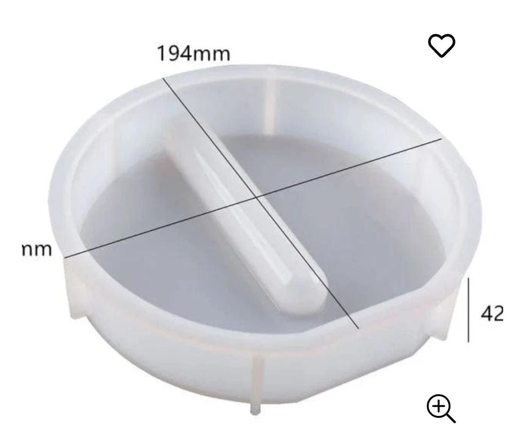 Deep cast Planter Mould with Tube - Round