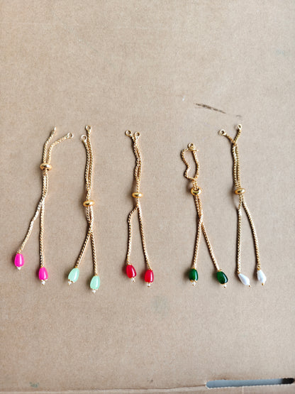 Drop bead Rakhi bracelet Chain