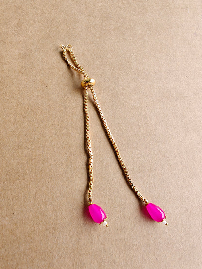 Drop bead Rakhi bracelet Chain