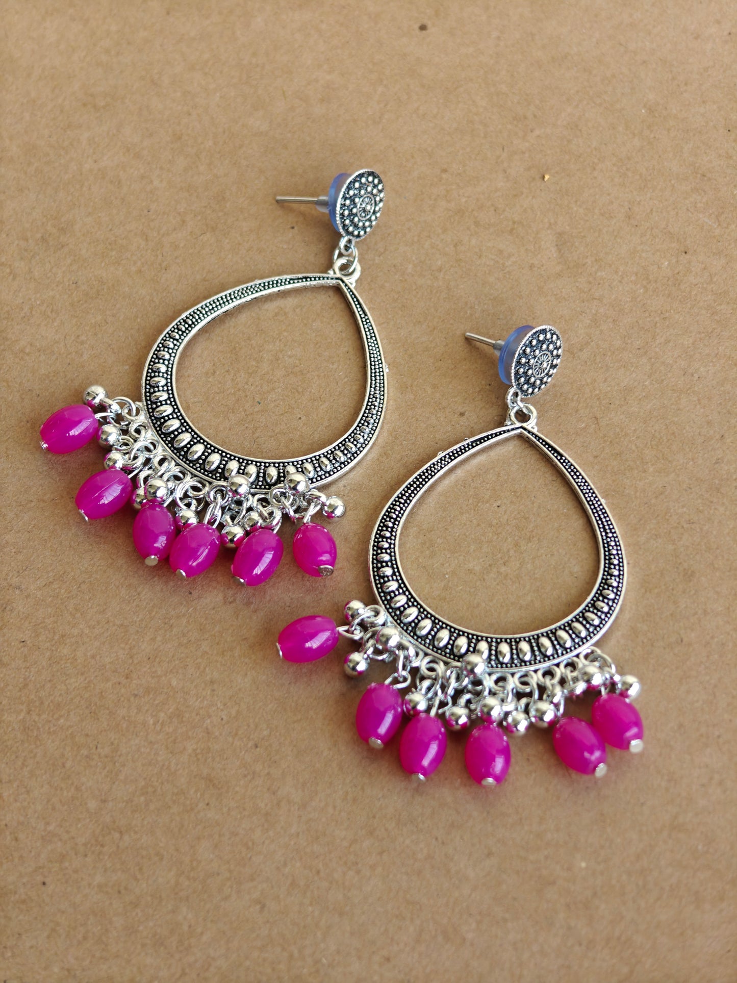 Earrings/Jhumka - Pink D