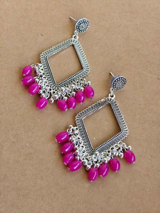 Earrings/Jhumka  - Pink C