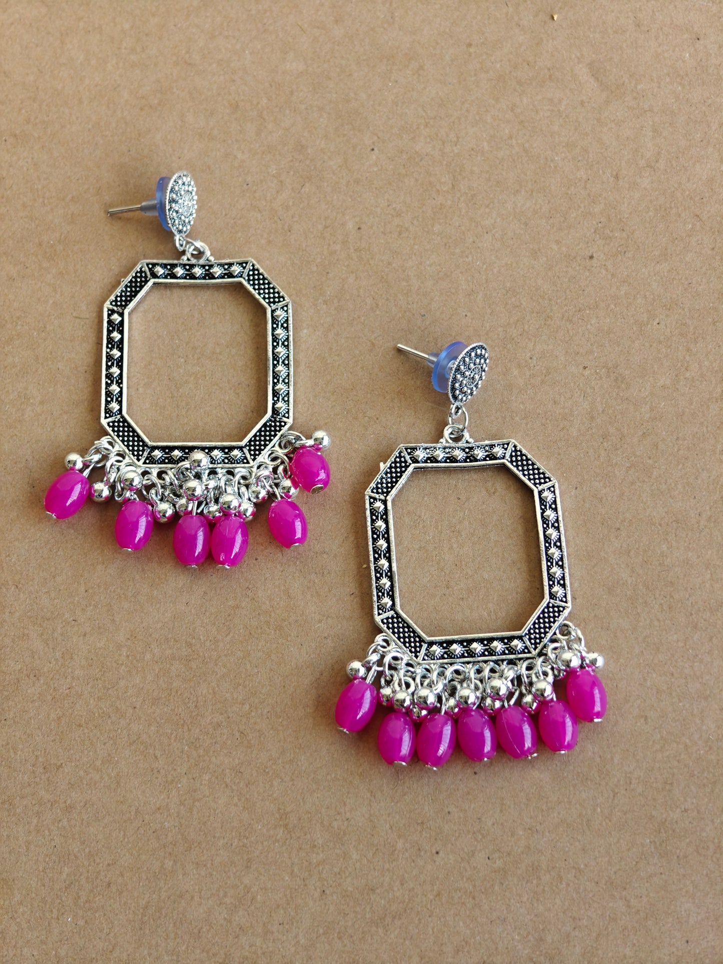 Earrings/Jhumka  - Pink A