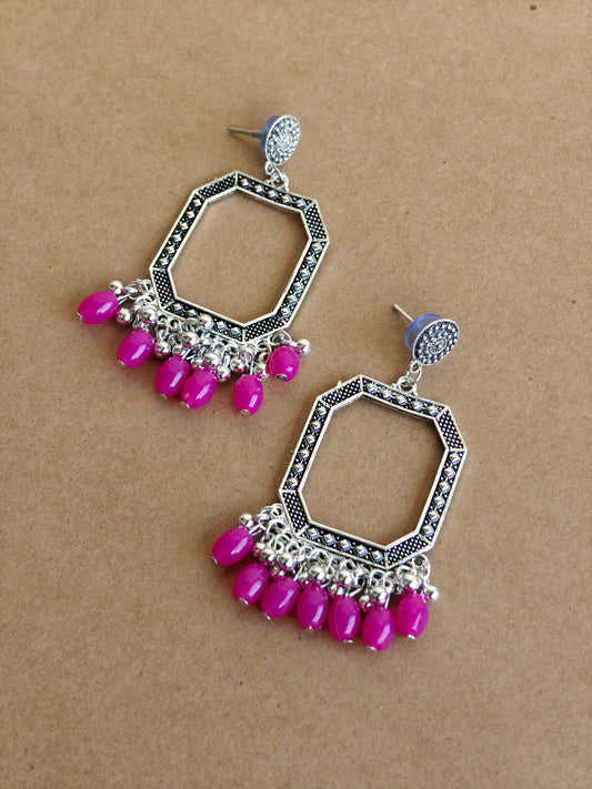 Earrings/Jhumka  - Pink A