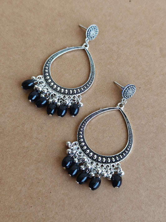 Earrings/Jhumka- Black D