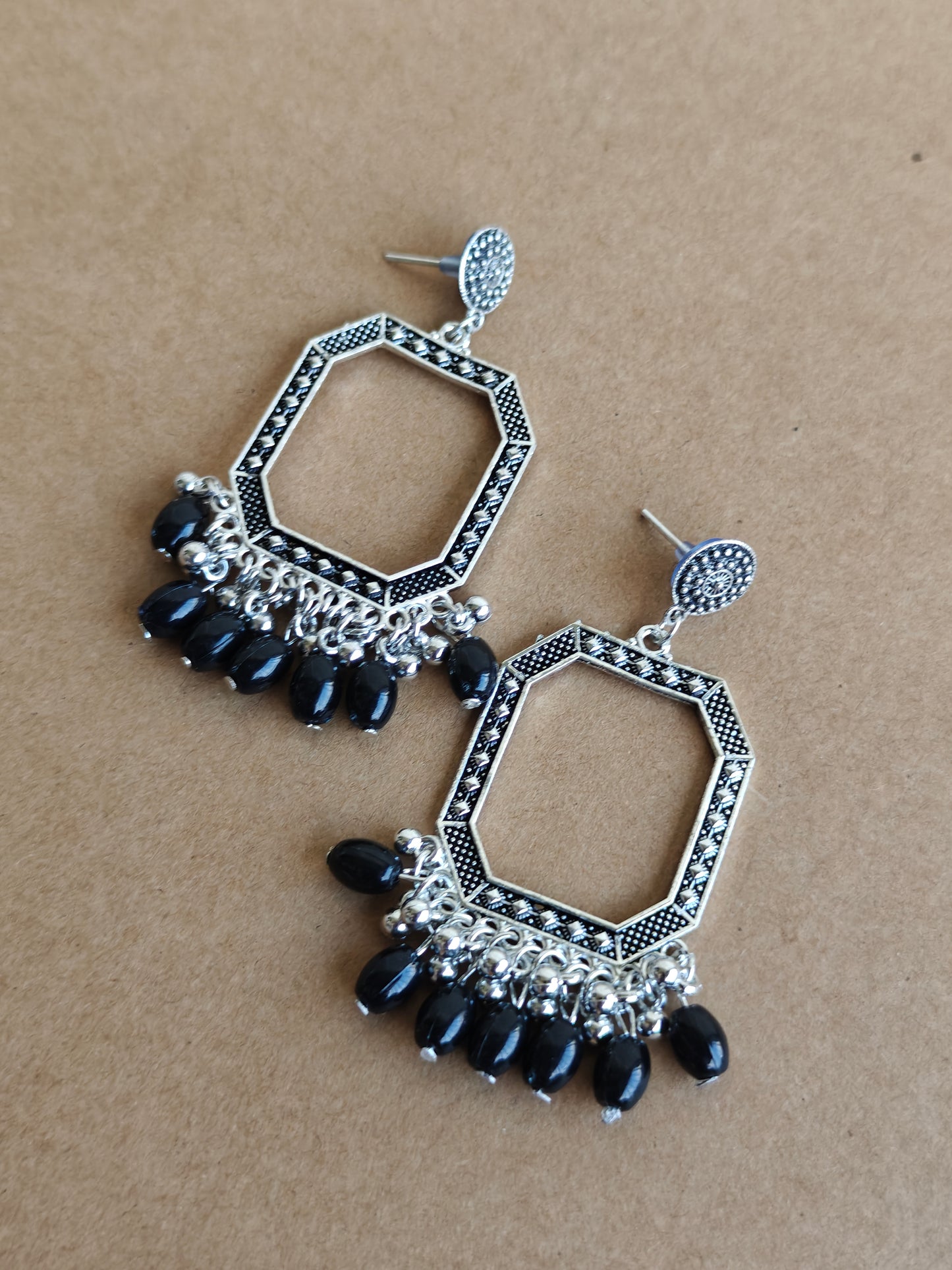 Earrings/Jhumka  - Black A