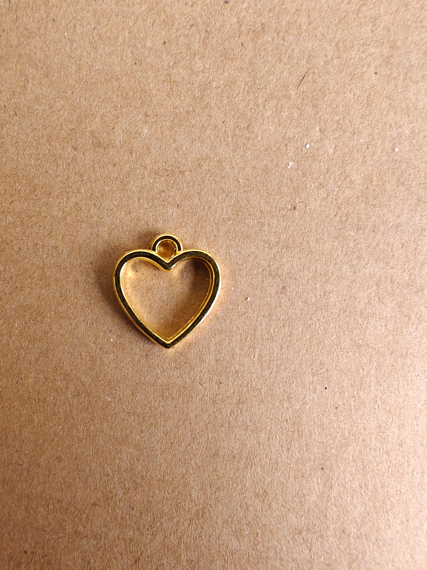 Mini heart bazel/ pendant bezel