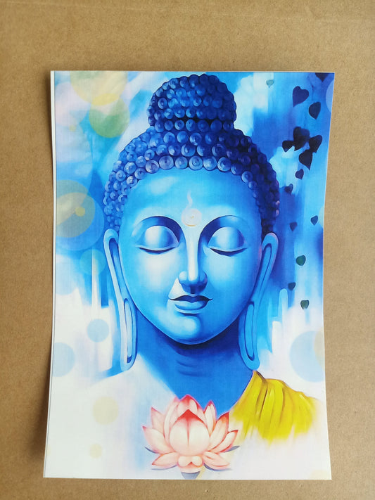 Colourful stickers of Mahaveer Buddha H