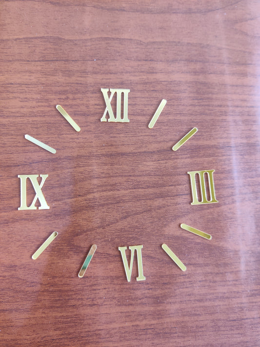 Roman Numbers for Clocks with sticks