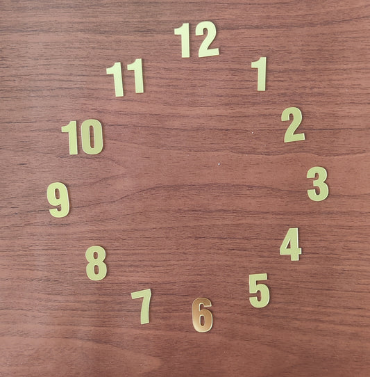 Numerical Numbers for clock