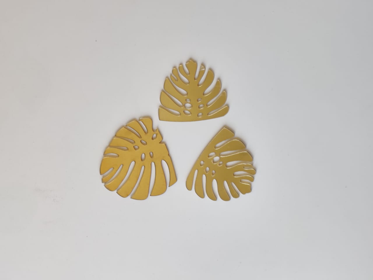 Monstera Leaf Acrylic Cutout Set