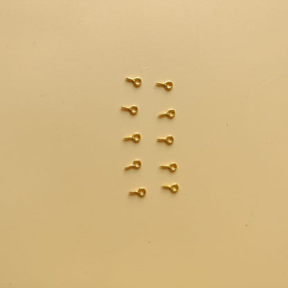 Eyescrew / hook - Golden
