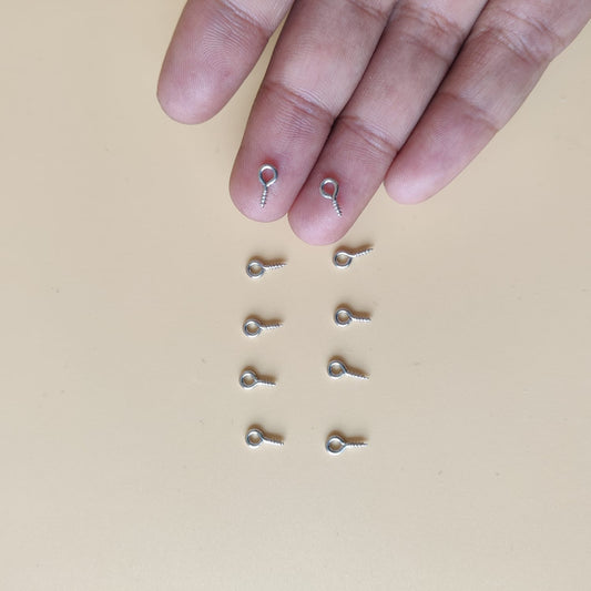 Eyescrew / hook - Silver
