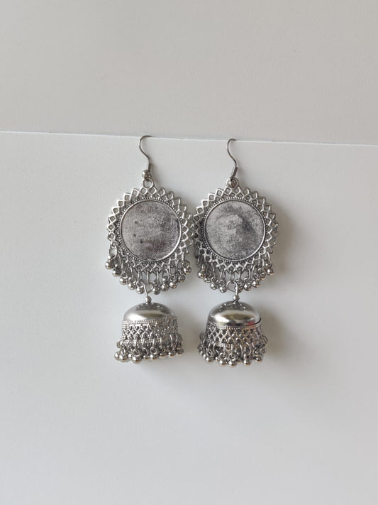 Earrings/Jhumka - Oxidised