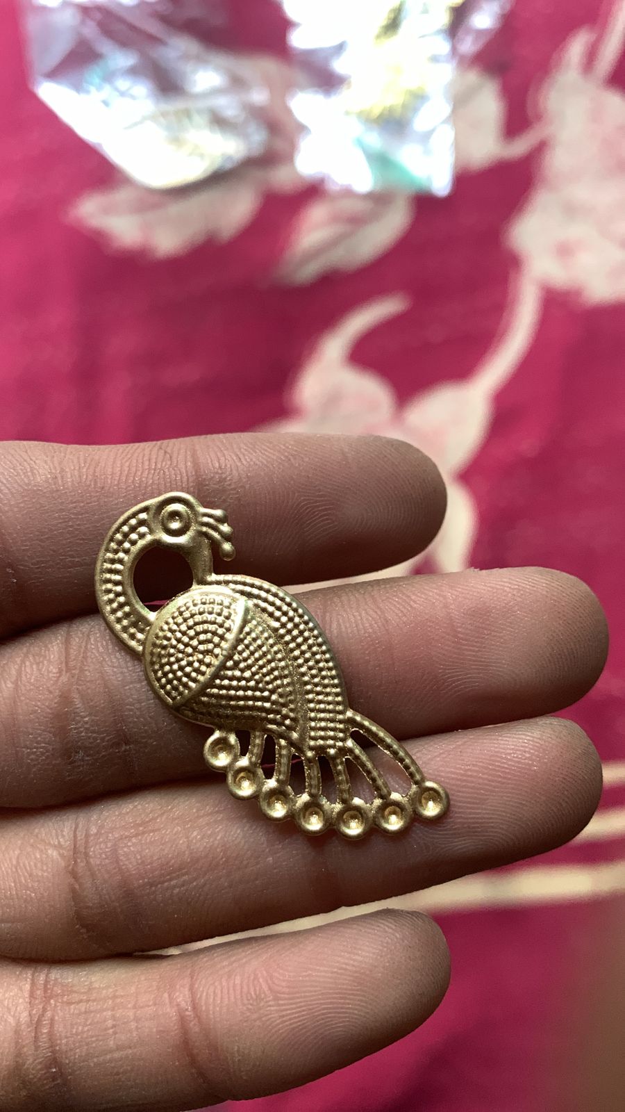 Peacock Metal Charms