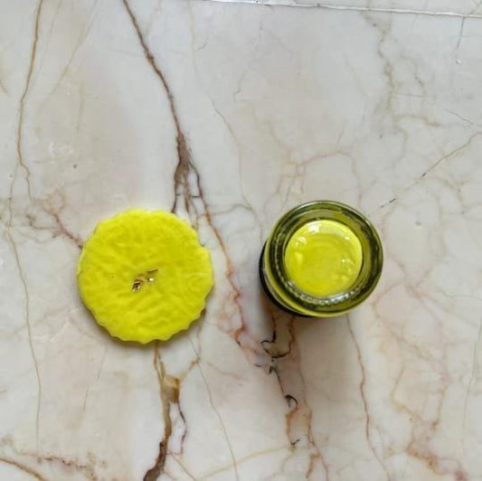 Lemon Yellow Opaque Paste Pigment colour