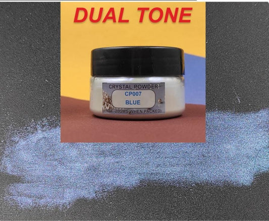 Dual Tone/ Crystal powder - Blue