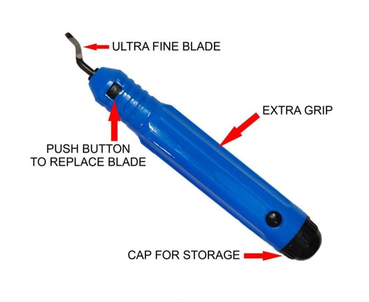 Blue Deburring Tool