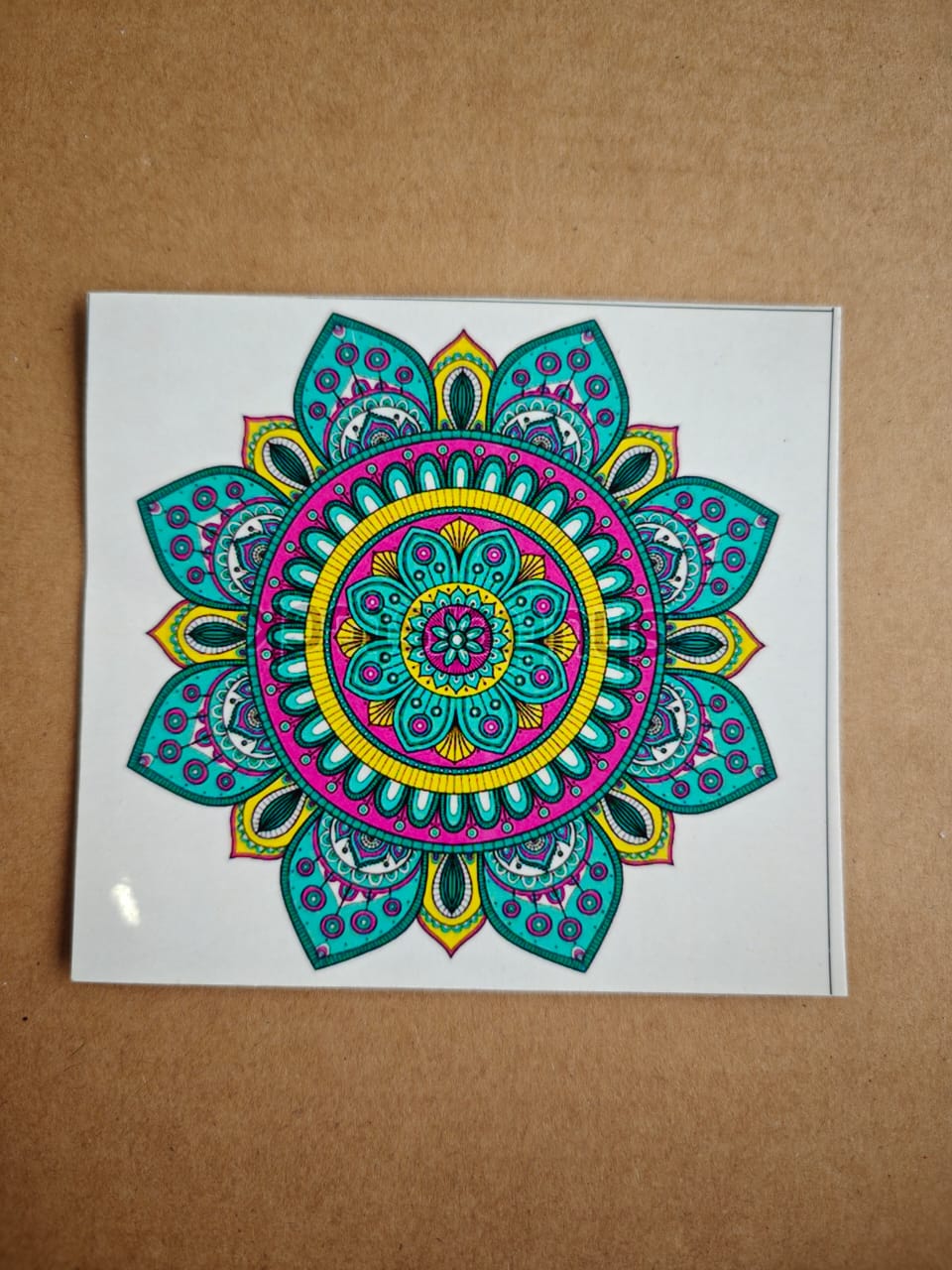 Colourful stickers A3