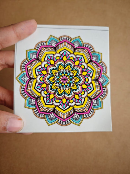 Colourful stickers