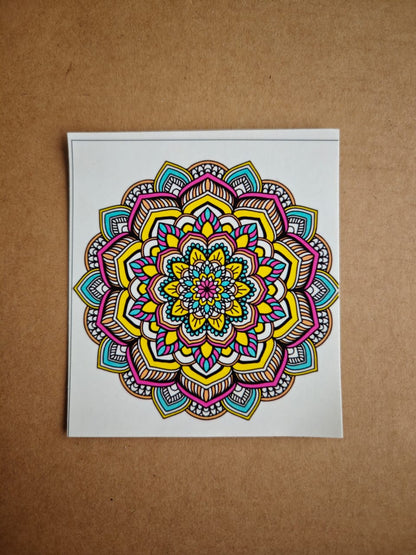 Colourful stickers