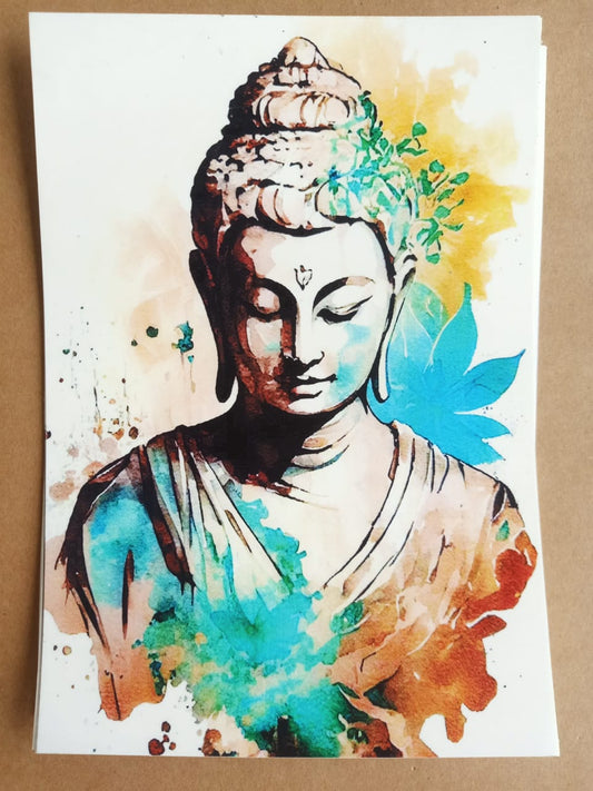 Colourful stickers of Mahaveer Buddha C