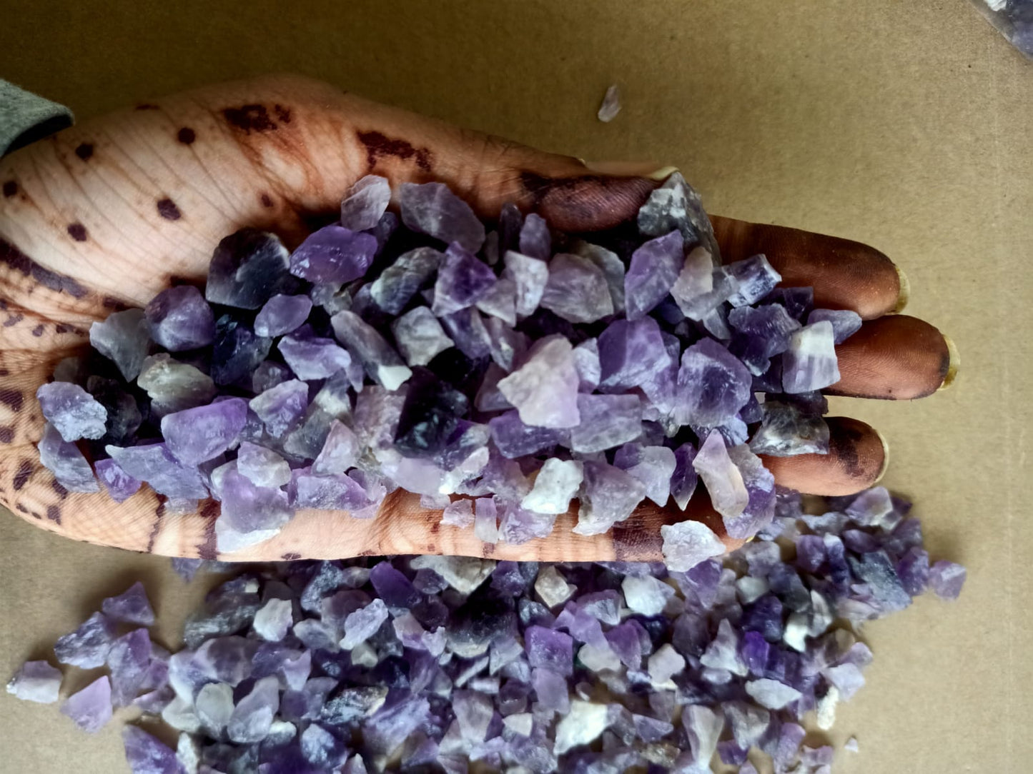 Amethyst Polished Agate Stones - Big