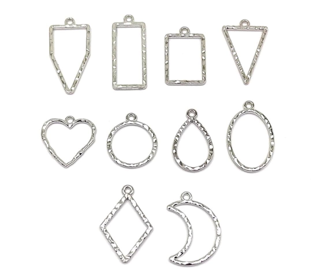 Designer Bezel set of 10 - Silver