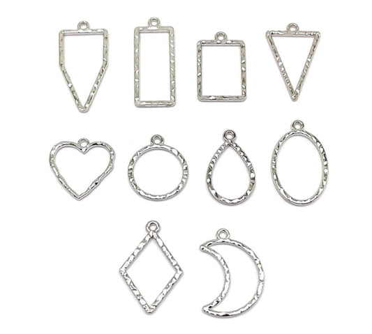 Designer Bezel set of 10 - Silver