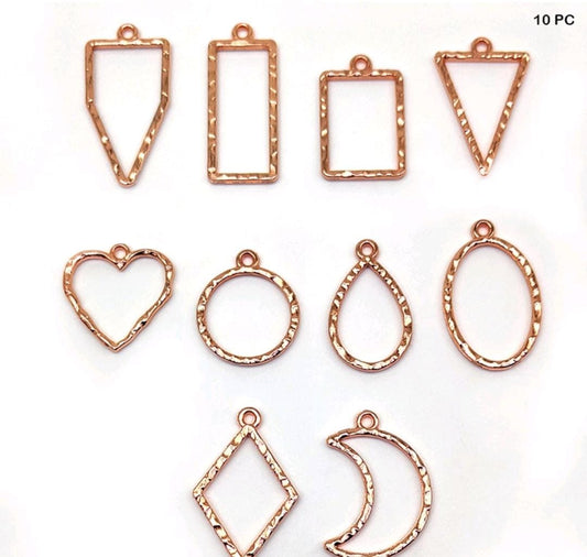 Designer Bezel set of 10 - Rose Gold