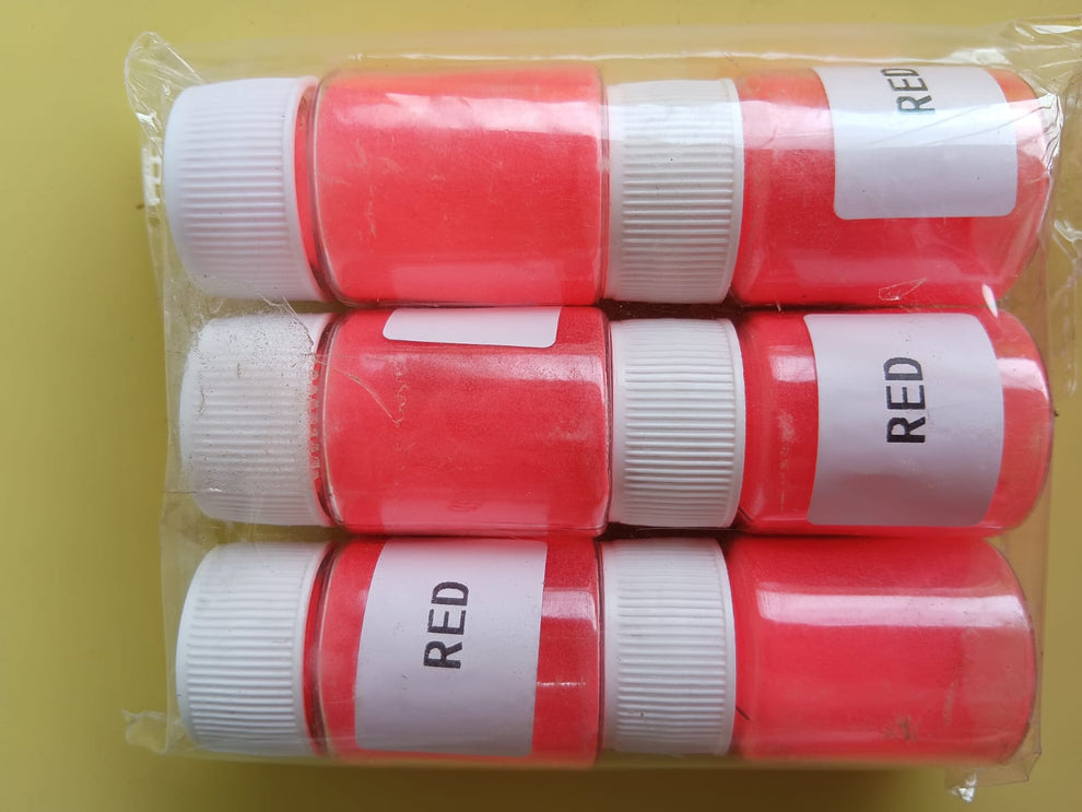 Fluorescent Red mica pearl powder – Maya Resin Store