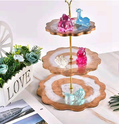 Cake Stand Mould with stand -A