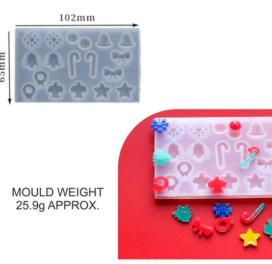 18 cavity christmas accessories/keychain mould