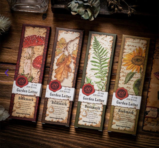 Vintage Bookmark Card