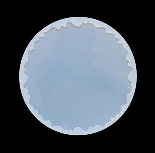 12.5 inch round agate/ zigzag mould