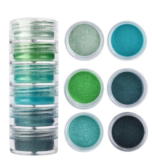 Mini Pearl Pigment/ Mini Mica Colour set - D