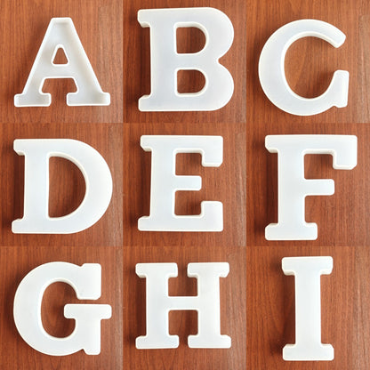 5.5 inch Alphabet monogram mould