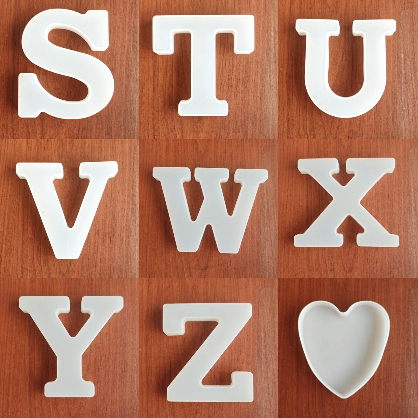 5.5 inch Alphabet monogram mould