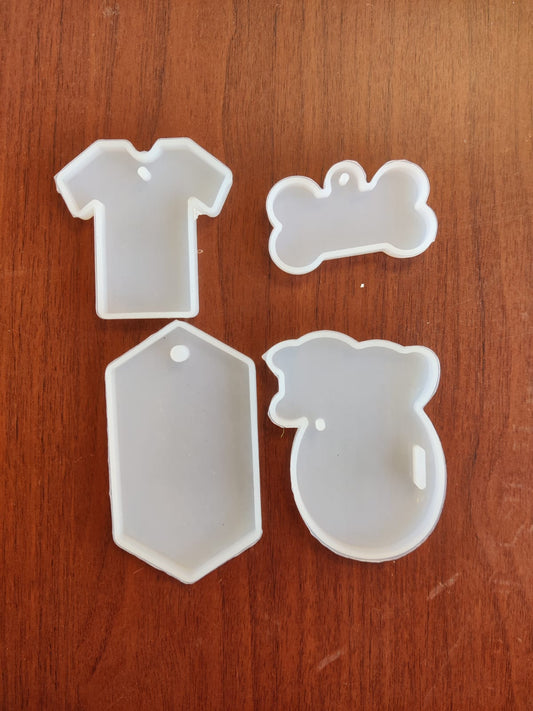Set of 4 Tags mould