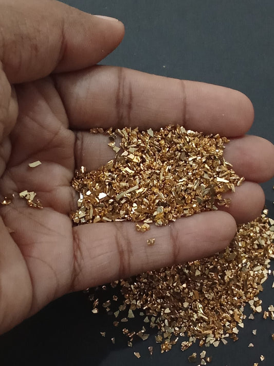 Golden Glass Granules
