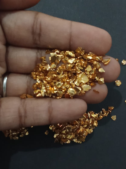 Golden Glass Granules