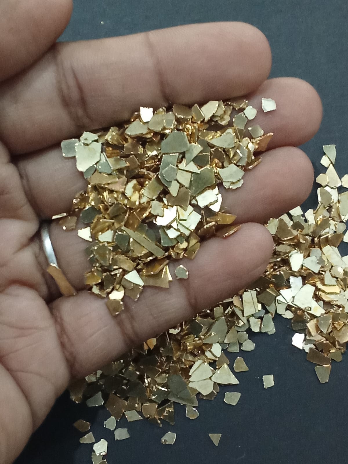 Golden Glass Chips