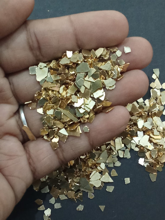Golden Glass Chips