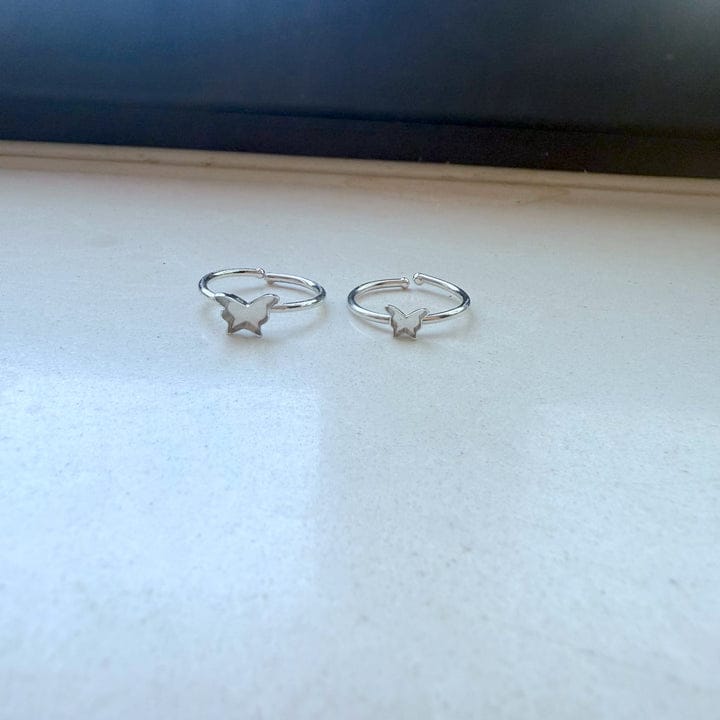 Adjustable Butterfly Ring Base Bazel