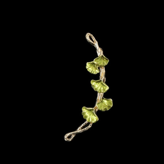 Green Leaves Metal Pendent