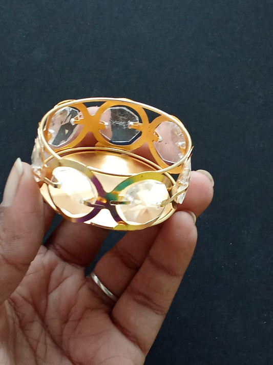 T Katori with Studd/ Diamond studded Diya Vati