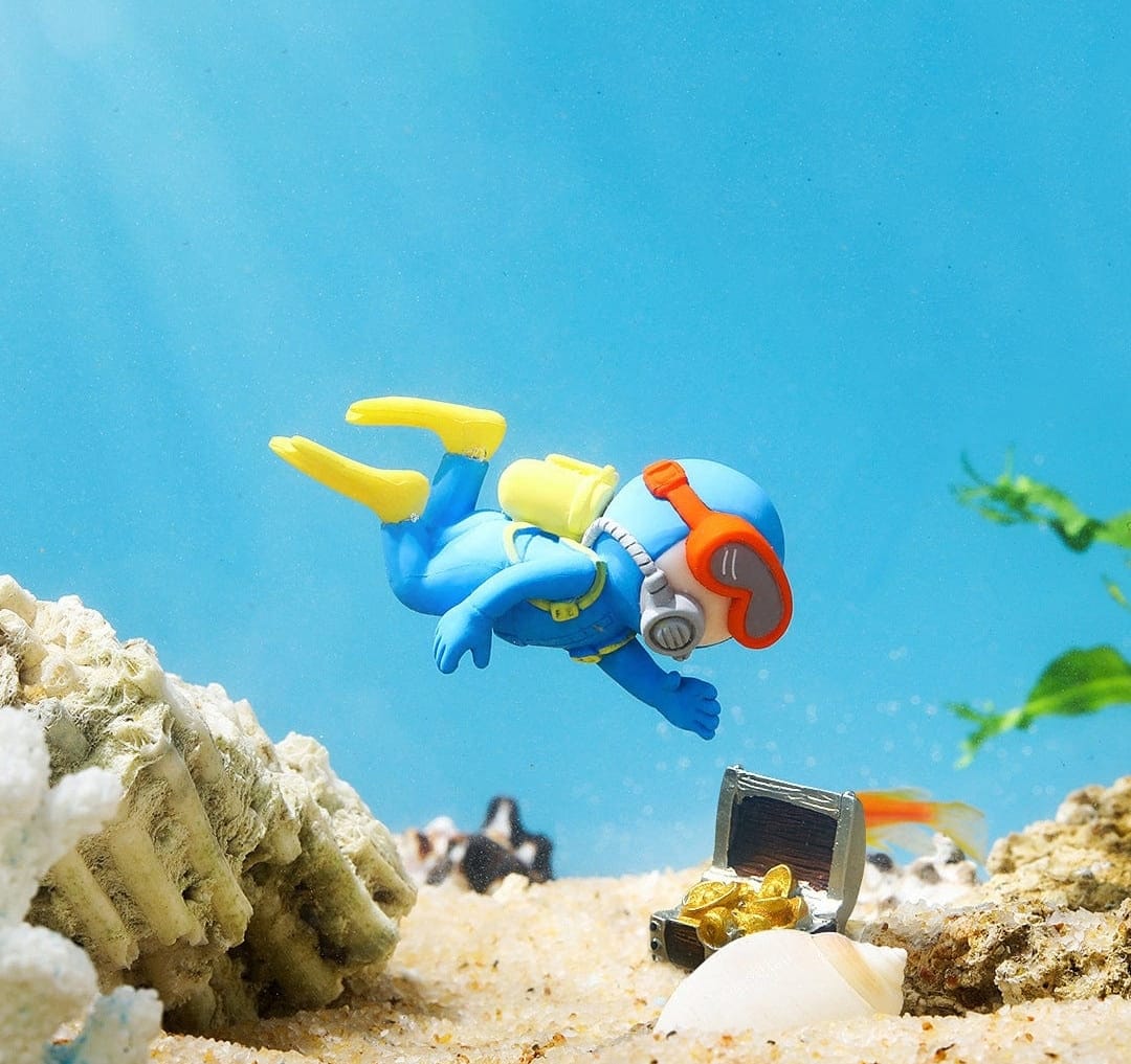 Scuba diving miniature