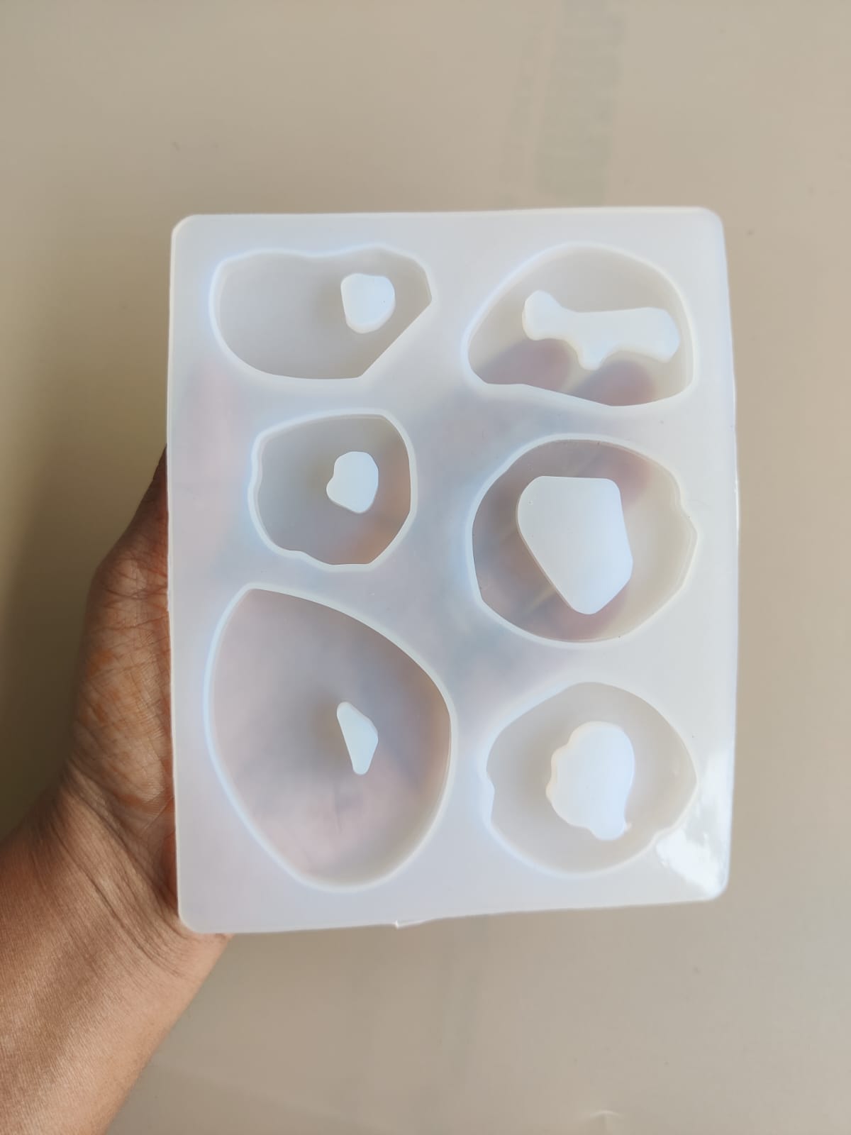 Agate rakhi & pendant mould- B