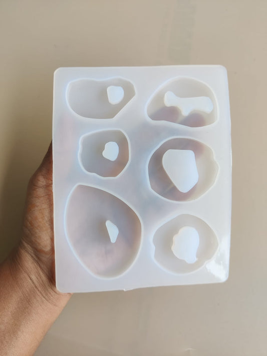 Agate rakhi & pendant mould- B