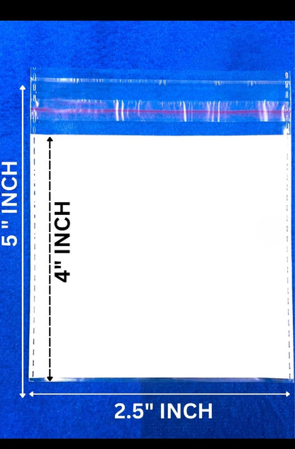 Packaging plastic with white background